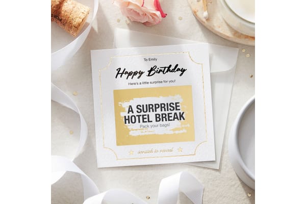 Personalised Scratch Card Reveal Birthday Surprise from Cupidly