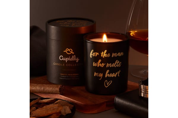 Candle Gift for Him – For the Man Who Melts My Heart from Cupidly