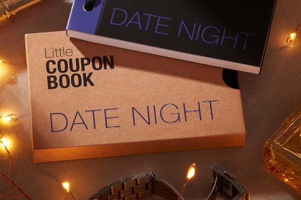 Little Coupon Book of Date Night from Cupidly