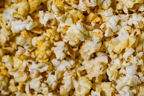 A bowl of popcorn for a film night