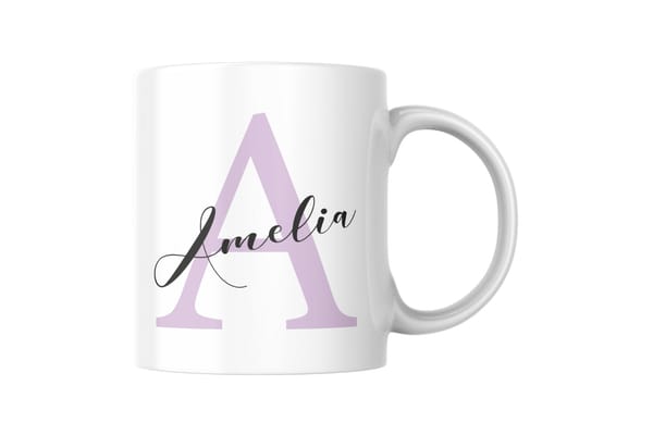 Personalised Initial and Name Mug from You Personalise