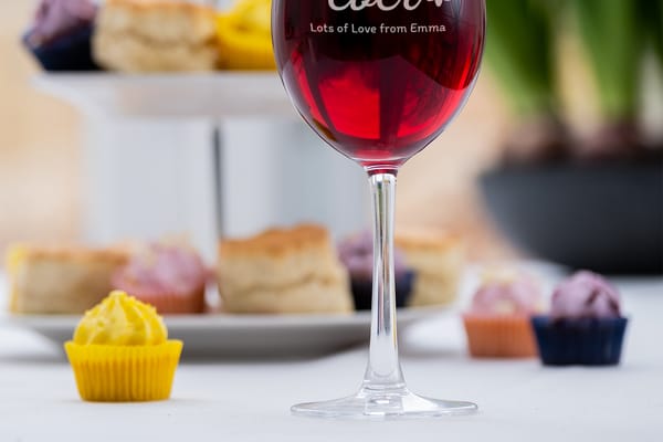 “Best Mum Ever” engraved wine glass from You Personalise