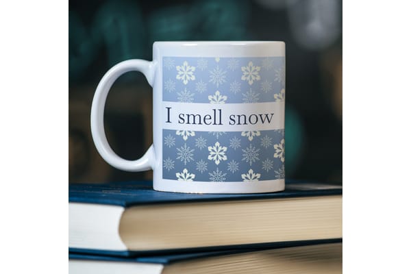 I Smell Snow Gilmore Girls Inspired Ceramic Mug from You Personalise