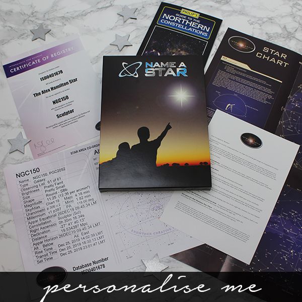 Personalised Lovers Name A Star Gift Set | Find Me A Gift