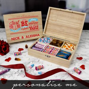 Be My Valentine  Wooden Sweet Box - Personalise Me
