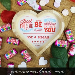 Be My Valentine Wooden Love Heart - Personalsie Me