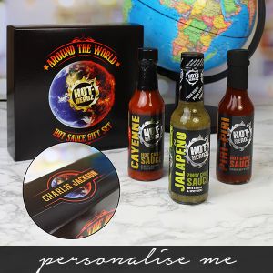 Around the world Hot Sauce Box