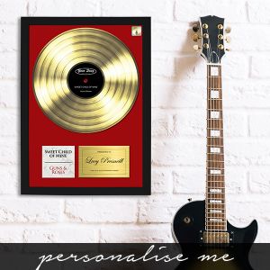 Gold Your Song Poster Lifestyle shot in black frame