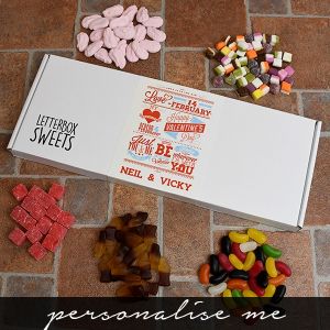 Be My Valentine Letterbox Sweets