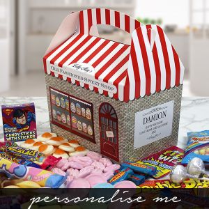 Personalised Old Fashioned Sweet Shop Box