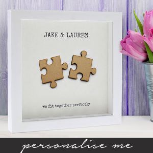 we fit together jigsaw pieces hand finished poster lifestyle shot