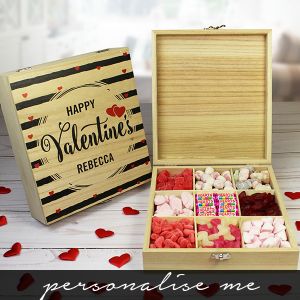 Wooden Valentine Sweet Box